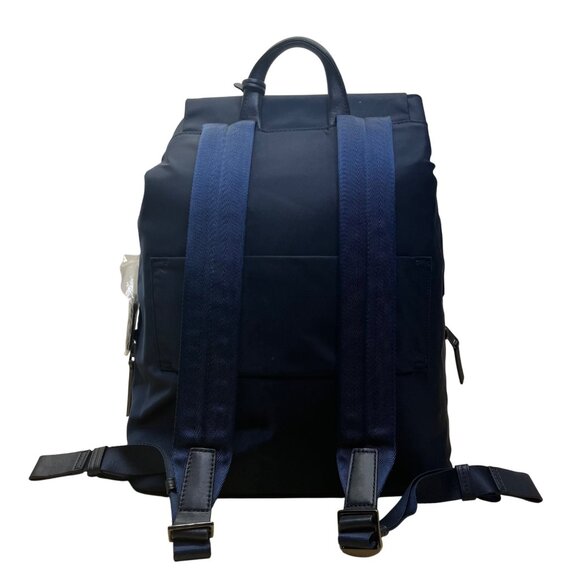 Tumi Women’s Navy Nylon With Multiple Pockets Versatile Stylish Design Backpack - Picture 3 of 15